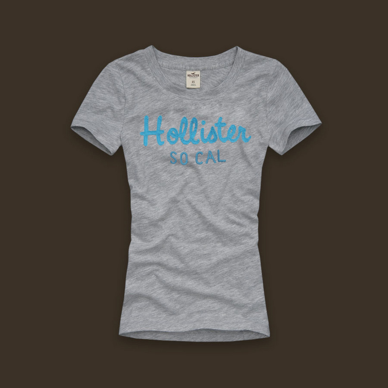 Hollister Mujeres De Cuello Redondo Corto Remera HCO4811